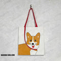 Cute Cartoon Corgi Dog Print Bag